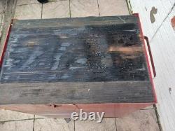 Red Rolling Tool Chest 6 Drawer Garage Workshop Roll Cab Cabinet with Wheels