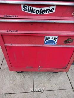 Red Rolling Tool Chest 6 Drawer Garage Workshop Roll Cab Cabinet with Wheels