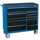 Roller Tool Cabinet, 11 Drawer 40in Heavy Duty Storage Unit With Lockable Wheels