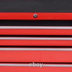 Roller Tool Cabinet 7 Drawers Storage Chest Box Swivel Garage Workshop Red