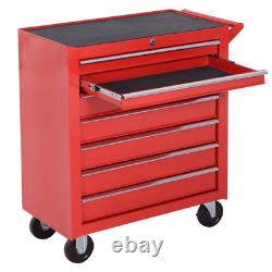 Roller Tool Cabinet Tools Storage Chest Steel Box 7 Drawers Roll Wheels Garage