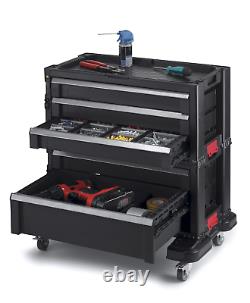 Rolling Tool Box Chest Storage Cabinet Wheels Mechanic Garage 5 Drawer Wheel New
