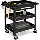 Rolling Tool Cart Mechanic Cabinet Storage Toolbox Organizer With Drawer