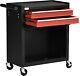 Rolling Tool Chest 2 Drawers Toolbox On Wheels Lockable Garage Trolley Cabinet