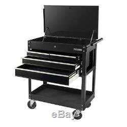 Rolling Tool Chest Cabinet Organizer Mechanics Box Cart Bench 4 Drawer Black