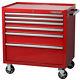 Rolling Tool Chest Cabinet Red Storage 6 Drawer X-large Bottom Ball Bearing