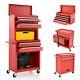 Rolling Tool Chest Combo Lockable Tool Cabinet With Wheels Drawers Adjustable