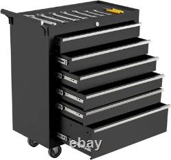 Rolling Tool Chest Metal Tool Box with Wheels Tool Cabinet 6 Drawer Tool Cart Rolling Tool Chest Metal Tool Box with Wheels Tool Cabinet 6 Drawer Tool Cart