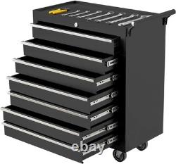 Rolling Tool Chest Metal Tool Box with Wheels Tool Cabinet Tool Box 7 Drawers Cart
