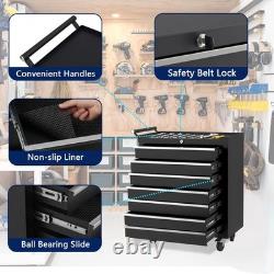 Rolling Tool Chest Metal Tool Box with Wheels Tool Cabinet Tool Box 7 Drawers Cart