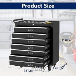 Rolling Tool Chest Metal Tool Box with Wheels Tool Cabinet Tool Box 7 Drawers Cart