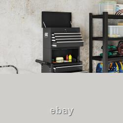 Rolling Tool Chest with 6 Drawers, 3-in-1 Tool Cabinet with Wheels