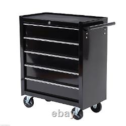 Rolling Tool Organizer Steel Cart Drawers Storage Chest Trolley Cabinet Garage