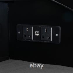 SGS 26in 8 Drawer Pro Tool Chest & Roller Cabinet, Gas Strut Lid, Power Sockets