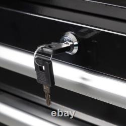 SGS 26in 8 Drawer Pro Tool Chest & Roller Cabinet, Gas Strut Lid, Power Sockets