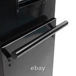 SGS 26in 8 Drawer Pro Tool Chest & Roller Cabinet, Gas Strut Lid, Power Sockets