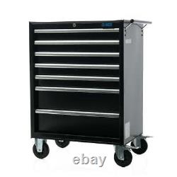 SGS 26in Professional 7 Drawer Roller Tool Cabinet, Steel, Drawer Liner & Slides