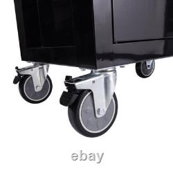 SGS 4 Drawer Roller Cabinet with Storage Compartment, Tray, Locks & Castor Brake