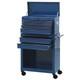 Sgs Mechanics 8 Drawer Tool Box Chest & Roller Cabinet Blue