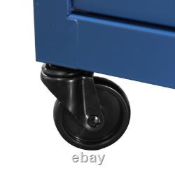 SGS Mechanics 8 Drawer Tool Box Chest & Roller Cabinet Blue
