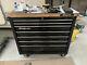 Snap On Used Black Tool Box Roll Cab Cabinet 7 Drawers 40 Width With Worktop