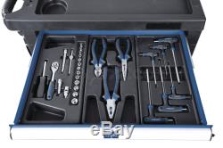 Scheppach Tw1000 Tool Roller Cabinet With 263 Tools 7 Drawers Workshop Storage