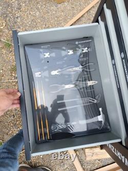 Schwartzmann Tool Chest Trolley With Tools Trays 7 Drawer Roller Cabinet 259 Pc