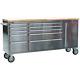 Sealey 10 Drawer Mobile Stainless Steel Tool Cabinet And End Cupboard Stainless