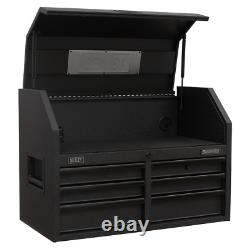 Sealey 12 Drawer Roller Cabinet Tool Chest Combination and Power Bar Black