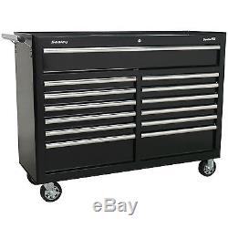 Sealey 13 Drawer Tool Topchest With Ball Bearing Runners Black AP5213TB