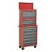 Sealey 19 Drawer Heavy Duty Bearing Top Chest Tool Box Storage Roller Cabinet