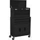 Sealey 6 Drawer Top Chest And Tool Roller Cabinet Combination Black