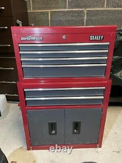 Sealey 6 Drawer Topchest & Rollcab Combination Red/Grey (AP2200BB) No Wheels