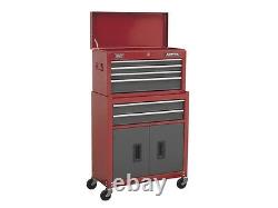 Sealey AP2200BB Topchest Roller Cabinet 6 Drawer Red/Grey