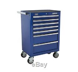 Sealey AP26479TC Rollcab 7 Drawer with Ball Bearing Runners Blue