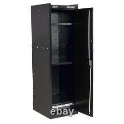 Sealey AP33519B Metal Tool Box Hang On Locker Side Cabinet Black with Drawer