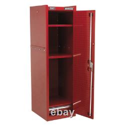 Sealey AP33519 Metal Tool Storage Hang-On Locker Cabinet Unit with Drawer Red