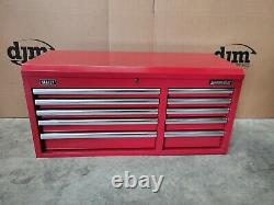 Sealey AP41110 Topchest Heavy-Duty Tool Chest Cabinet 10 Drawer Ball Bearing Red