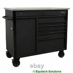 Sealey AP4206BE Mobile Cabinet Workstation 1120mm Power Tool Charging Drawer