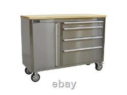 Sealey AP4804SS 4 Drawer Mobile Stainless Steel Tool Cabinet