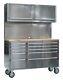 Sealey Ap5520ss Mobile Stainless Steel Tool Cabinet 10 Drawer With Backboard & 2