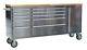 Sealey Ap7210ss Mobile Stainless Steel Tool Cabinet 10 Drawer & Cupboard