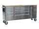 Sealey Ap7210ss Mobile Stainless Steel Tool Cabinet 10 Drawer & Cupboard