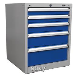 Sealey API5655B Industrial Tool Storage Organiser Cabinet 5 Drawer 100kg Load