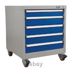 Sealey API5657A 5 Drawer Mobile Industrial Cabinet