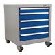 Sealey Api5657a 5 Drawer Mobile Industrial Cabinet