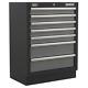 Sealey Apms62 Modular 7 Drawer Tool Cabinet Toolbox 680mm