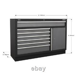 Sealey APMS64 Superline PRO Modular Floor Cabinet 7 Drawer 1360mm