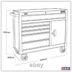 Sealey American Pro 6 Drawer Tool Roller Cabinet Black