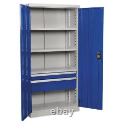 Sealey Apiccombo2 Industrial Cabinet 2 Drawer 4 Shelf 1800Mm